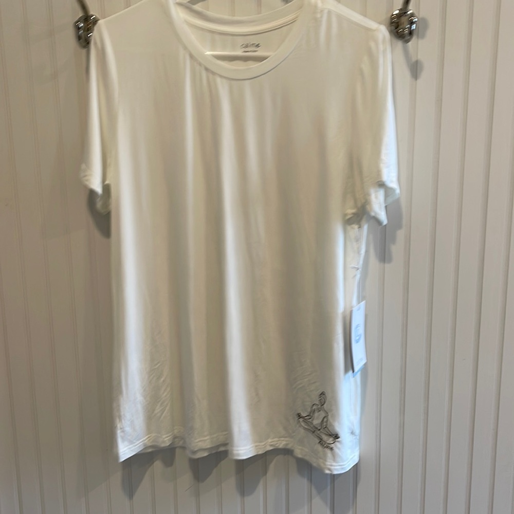 NWT Johnny Was Calme Embroidered Yoga Crewneck top!